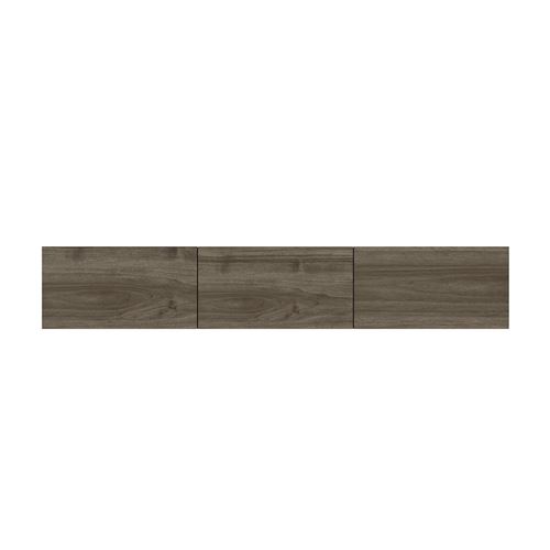 HANAH HOME  Support TV en M&eacute;lamine Walnut Taille Unique