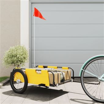 Bc-elec - TC3003 Remorque vélo avec bâche, remorque de transport cargo pour  vélo , max 40kg, 144x59x80cm