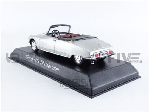 Voiture Miniature de Collection NOREV 1-43 - CITROEN DS 19 Cabriolet - 1965  - Pearl Grey - 157084 - Voiture - Achat & prix