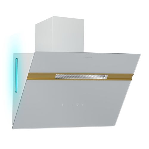 Alina Dunstabzugshaube   EEK A   Touch   LED-Beleuchtung   Abluft/Umluft   600 m³/h white_and_antique_gold_metallic