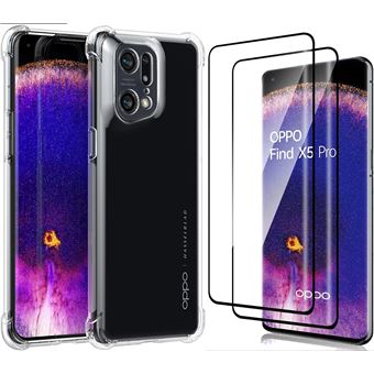 Coque Silicone Tpu Transparente Angles Renforces + Verre Trempe Pour O à Prix