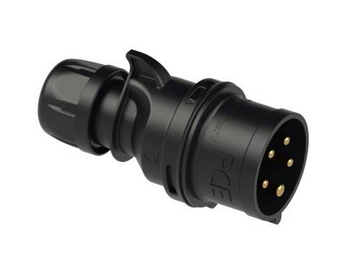 PCE - Fiche mâle CEE - 16 A - 5 pôles - 400 V - Noir - Image 3