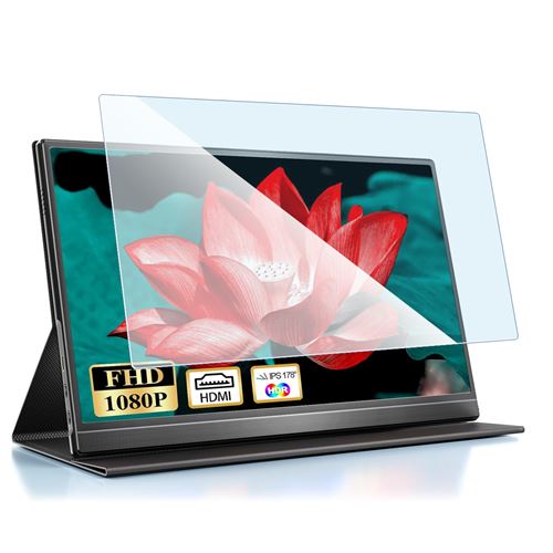 Protection en Verre Flexible pour MOMODS Écran Tactile Portable (15,6 Pouces)