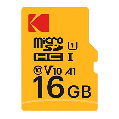 Kodak - Carte mémoire flash (adaptateur microSDHC - SD inclus(e)) - 16 Go - UHS-I U1 / Class10 - 580x - microSDHC UHS-I