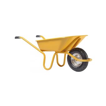 Brouette Expert 100L peinte roue gonflée - 1