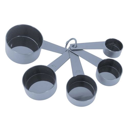 Non Communiqué Gris Ensemble De 5 Grandes Cuillères À Mesure - Altobuy