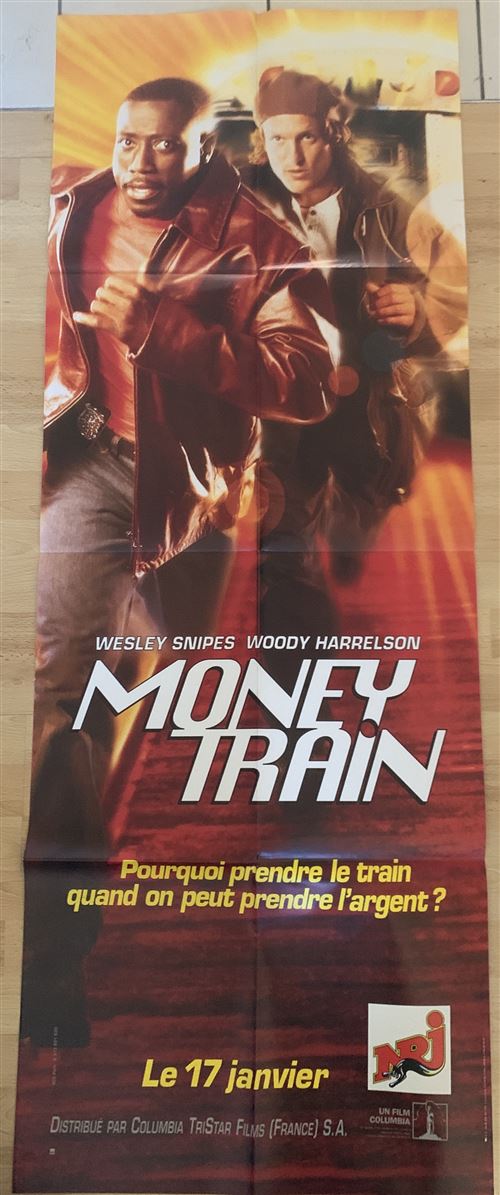 Affiche de Cinéma Originale - Money Train - 1995 - Woody Harrelson - 60x160cm