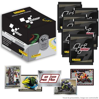 Moto GP 2023 - Boîte De 36 Pochettes De Stickers (180 Stickers)