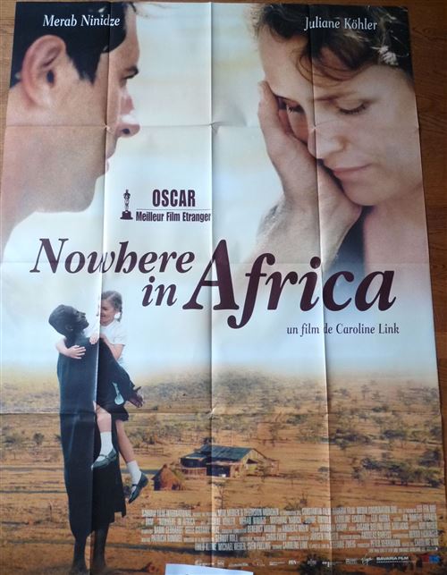Nowhere in Africa - Merab Ninidze, Juliane Köhler - 116x158cm - Affiche de cinéma originale pliée État correct - N/A reconditionné disponible sur Fnac