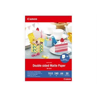 Canon Double-sided Matte Paper MP-101D - Mat - 275 microns - A4 (210 x 297 mm) - 240 g/m² - 50 feuille(s) papier