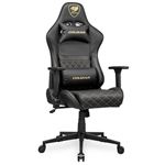 Fauteuil gamer Cougar Armor One V2 Gold F - Cuir synthétique - Noir - 120 kg