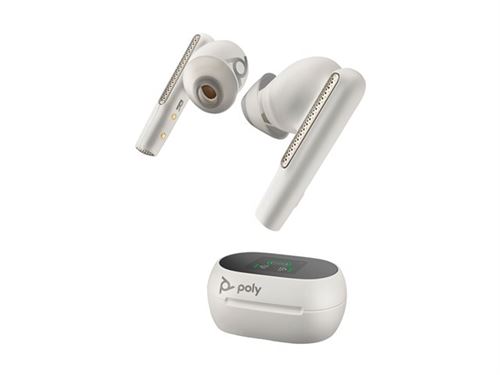 POLY Voyager Free 60+ Teams &eacute;couteurs BlueTooth Blanc USB-C