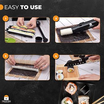 Kit de fabrication de sushis, 10 pièces complète Sushi Maker