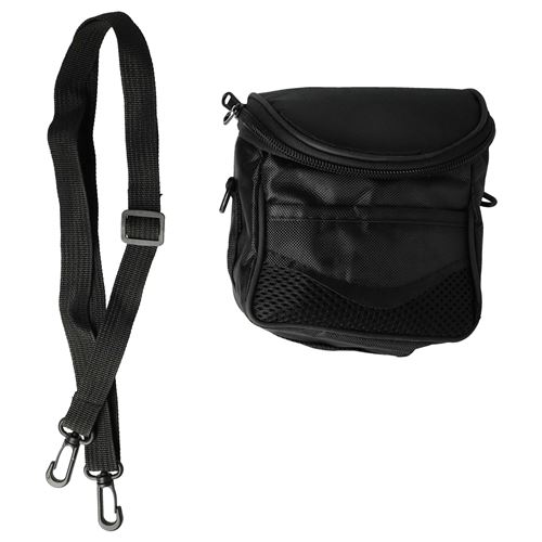 Vhbw Pochette universelle taille M noir pour caméra, caméscope, appareil photo Nikon 1 S, V, V2