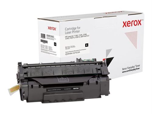 Everyday - Noir - compatible - cartouche de toner (alternative pour : HP Q5949A, HP Q7553A) - pour HP LaserJet 1160, 1320, 3390, 3392, M2727, P2014, P2015