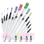 Pinceau Reservoir Eau Lot De 6 Pinceaux Aquarelle Rechargeables à Pointe Plate En 3 Pinceau A Reservoir D'eau Pinceau Reservoir Eau Lot De 6 Pinceaux Aquarelle Rechargeables à Pointe Plate En 3 Pinceau A Reservoir D'eau