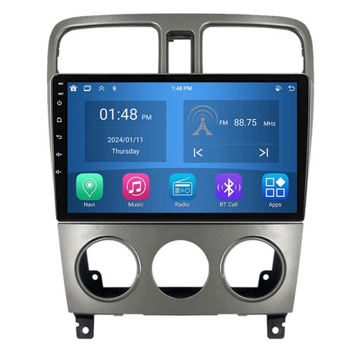 Autoradio RoverOne® Bluetooth CarPlay Android Auto Navigation 4Go RAM 64Go ROM pour Subaru Forester SG 2002-2008