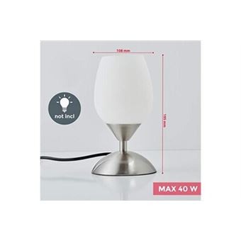 Lampe de Chevet Tactile LED 3 Niveaux Intensité Dimmable Port de