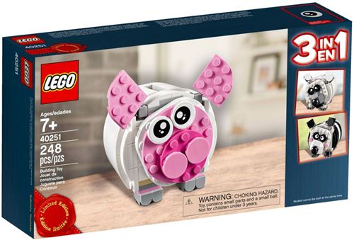 LEGO® Creator 3 en 1 40251 Mini-Tirelire Cochon État correct - N/A reconditionné disponible sur Fnac