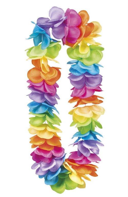 Collier Hawaïen Boland Aux Couleurs De La Belgique - Accessoire Déguisement, Carnaval