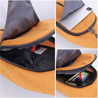 Acheter Sac de poitrine antivol pour hommes, sacoche de loisirs, sport, moto, une épaule, sac à dos tendance à la mode