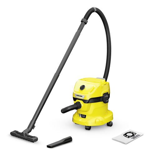 Non Communiqué Jaune Aspirateur Eau Et Poussière Sans Fil Karcher Wd 2-18 V-12/18 - 18V- Capacité 12L- Sans Batterie