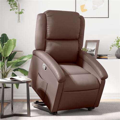 Non Communiqué Marron Vidaxl Fauteuil Réglable Similicuir
