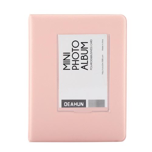 Mini album photo Polaroid 64 pouces avec Poches pour Fujifilm7s / 8/25 / 50s / 90, rose