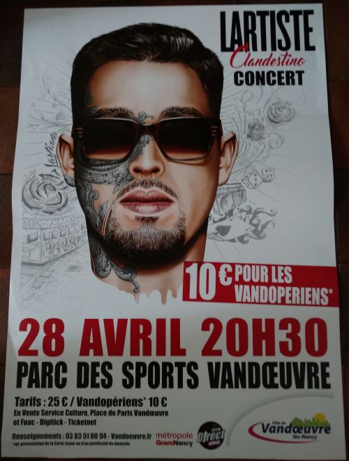 LARTISTE - Clandestino - AFFICHE