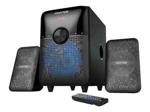 Enceintes Advance Soundphonic 2.1 Light Rvb Edition 28W Rms + Bluetooth
