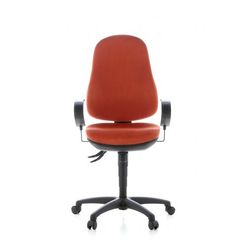 Siège de bureau / Siège pivotante ERGO SYDNEY, microfibre orange
