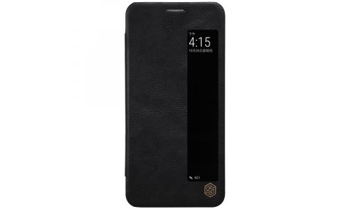 Etui à rabat Nillkin Qin Huawei P20 Pro coloris noir avec fenêtre visualisation