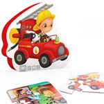 Eurekakids Puzzle évolutif pompier 4 en 1
