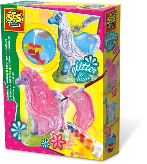 SES CREATIVE Moulage et peinture - Cheval avec criniere