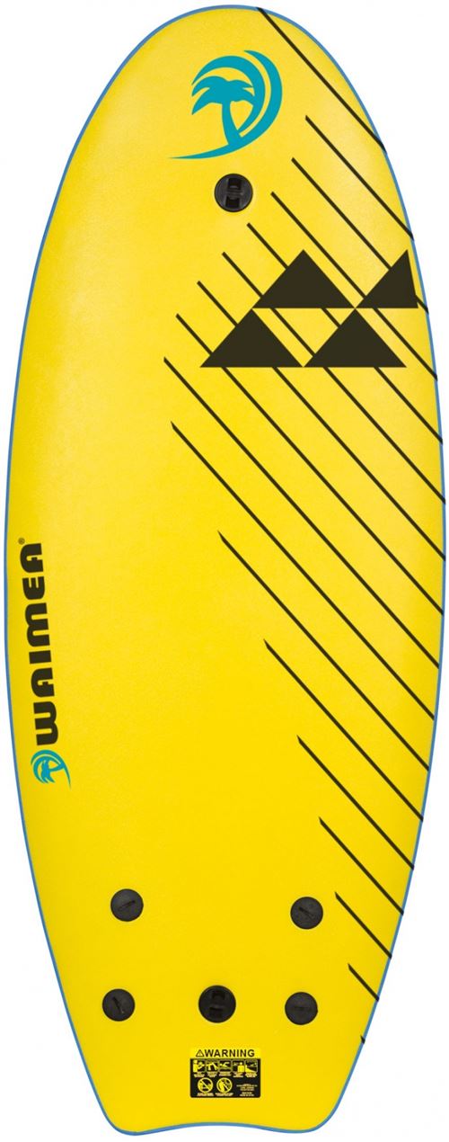 Waimea planche de surf Slick jaune 114 x 45 cm