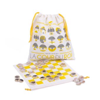 Jeu de voyage Auzou Les Jouets Libres La Cour du Roi Jeu d'échecs en bois