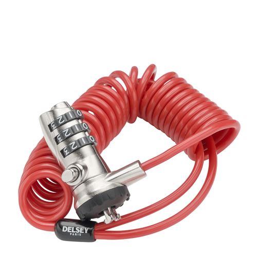 Tn Cable Securite Ordinateur Rouge