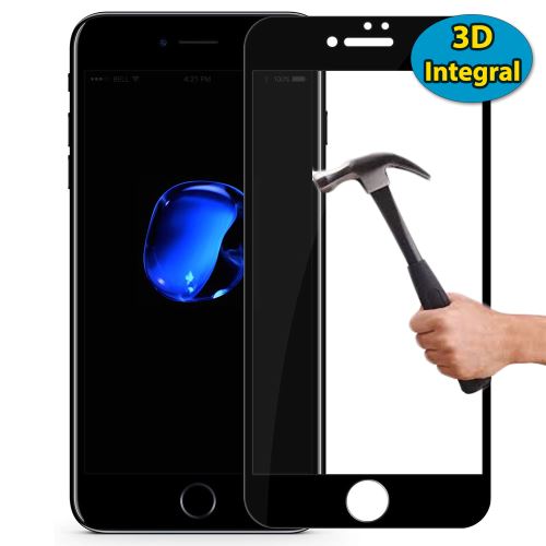 Film Verre Trempé Intégral 3D pour Apple Iphone 6 Plus - 6S Plus - Noir