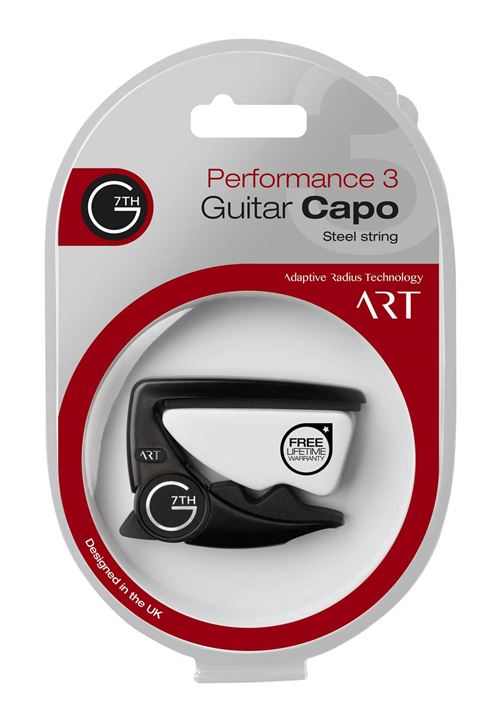 G7th C81020 - Capodastre guitare acoustique ou électrique - Noir