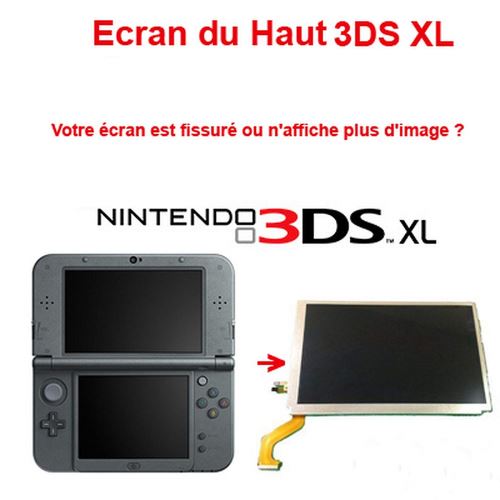 Third Party - Ecran LCD Haut 3DS XL - 0583215027029