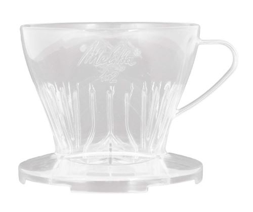 Melitta Porte-filtre, Pour Filtre À Café 1x2, Compatible Avec 1 Verseuse Ou 2 Tasses, Mesurette À Café Incluse, Plastique, Pour Over, Transparent