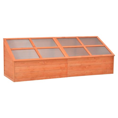 vidaXL Serre Bois 180 x 57 x 62 cm