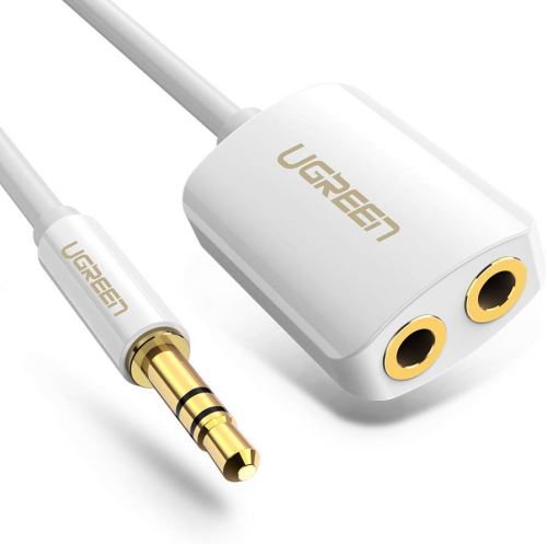 Splitter Audio Jack 3.5mm Mâle vers 2 Prises Femelles, 20cm