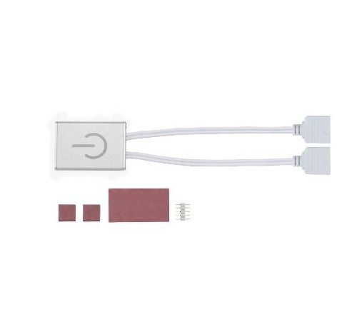 Commutateur tactile MaxLED max. 60W argent Gris Paulmann