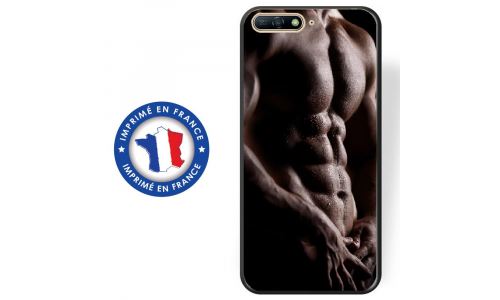Coque souple pour Huawei Y6 (2018) avec impression Motifs torse d'un homme musclé