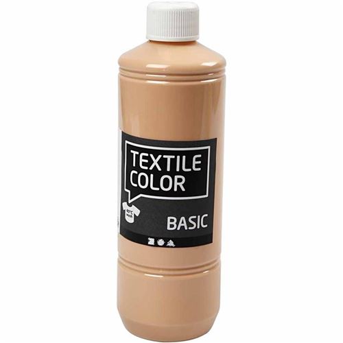 Creotime peinture textile Basic 500ml beige