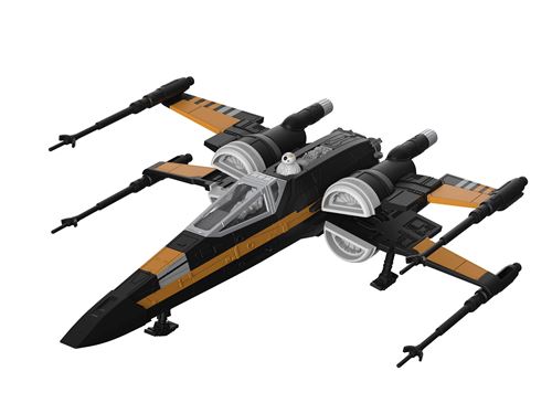 Revell Build & Play Poe's BX-wing Fighter 1:78 brun 21 pièces