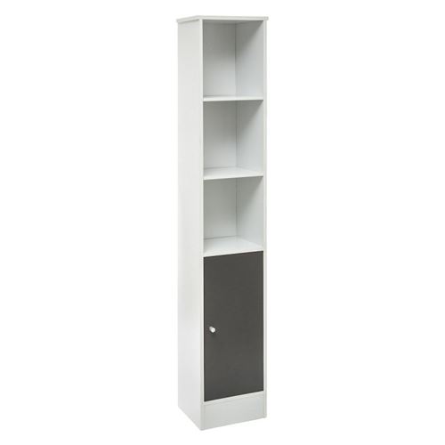 Colonne Salle Bain Essenzo Gris Blanc Achat Prix Fnac