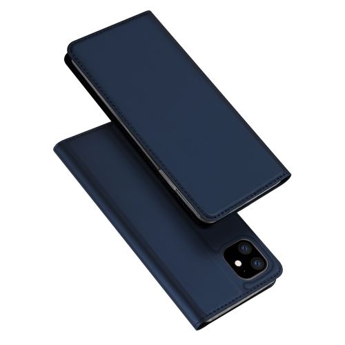 Etui en PU bleu pour votre Apple iPhone XR (2019) 6.1 pouces