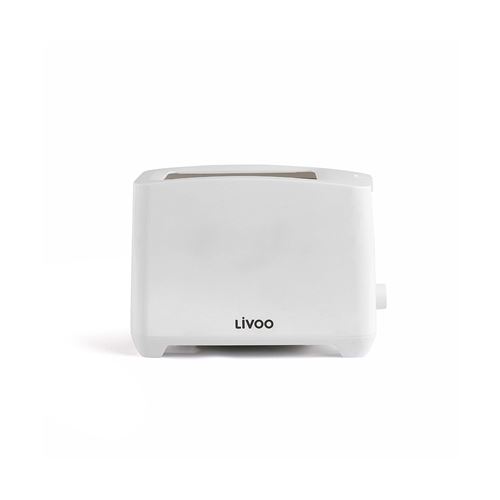 Livoo DOD162W - Broodrooster - 2 plak - 2 Slots - wit